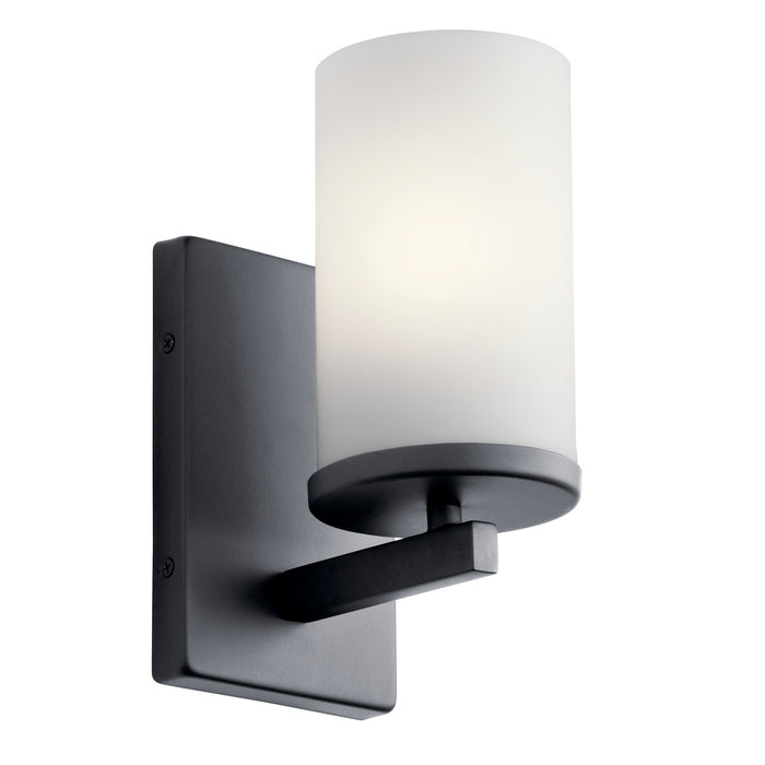 Myhouse Lighting Kichler - 45495BK - One Light Wall Sconce - Crosby - Black