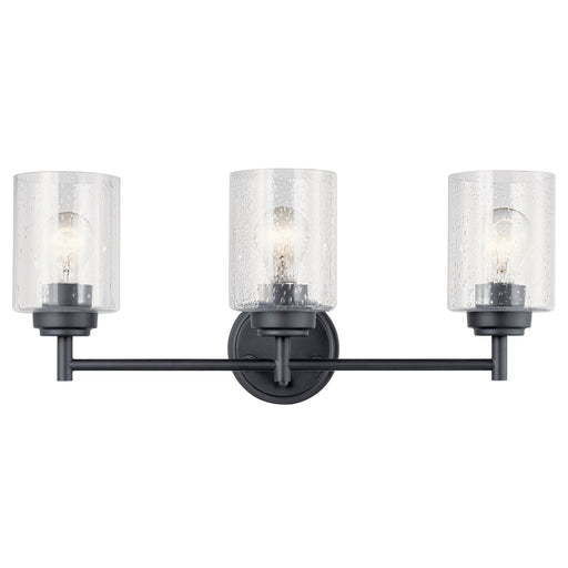 Myhouse Lighting Kichler - 45886BK - Three Light Bath - Winslow - Black