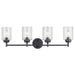 Myhouse Lighting Kichler - 45887BK - Four Light Bath - Winslow - Black