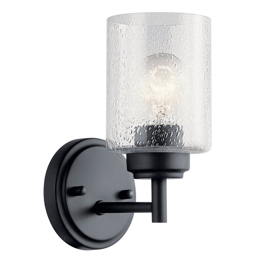 Myhouse Lighting Kichler - 45910BK - One Light Wall Sconce - Winslow - Black