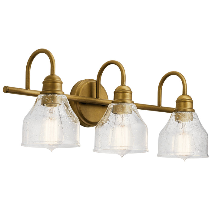 Myhouse Lighting Kichler - 45973NBR - Three Light Bath - Avery - Natural Brass