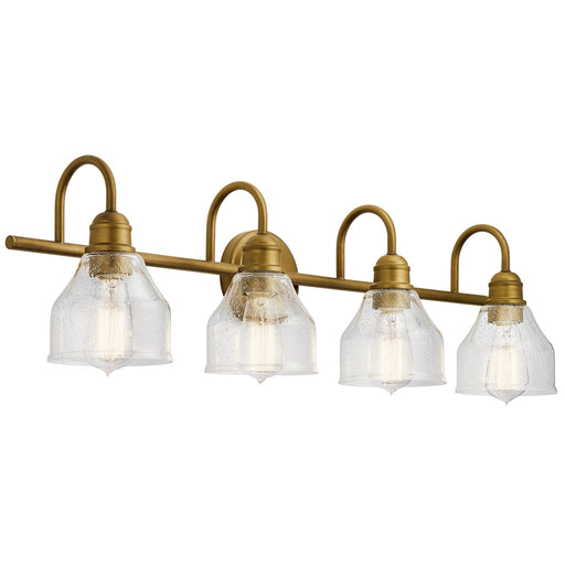 Myhouse Lighting Kichler - 45974NBR - Four Light Bath - Avery - Natural Brass