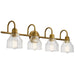 Myhouse Lighting Kichler - 45974NBR - Four Light Bath - Avery - Natural Brass