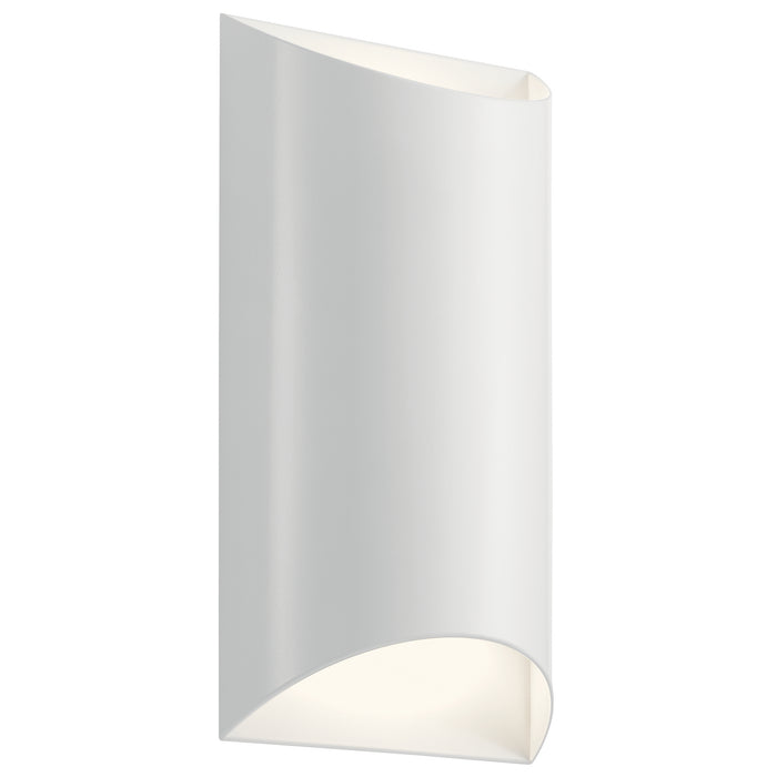 Myhouse Lighting Kichler - 49279WHLED - LED Outdoor Wall Mount - Wesley - White