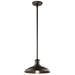 Myhouse Lighting Kichler - 49982OZ - One Light Outdoor Pendant/Semi Flush Mount - Allenbury - Olde Bronze