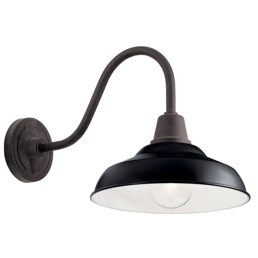 Myhouse Lighting Kichler - 49990BK - One Light Outdoor Wall Mount - Pier - Black