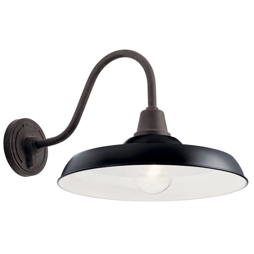 Myhouse Lighting Kichler - 49991BK - One Light Outdoor Wall Mount - Pier - Black