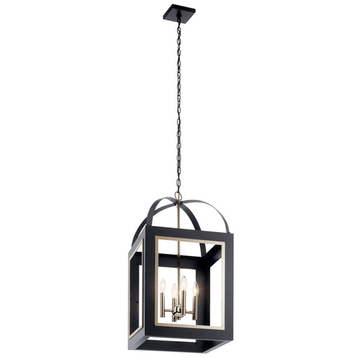 Myhouse Lighting Kichler - 52029BK - Four Light Foyer Pendant - Vath - Black