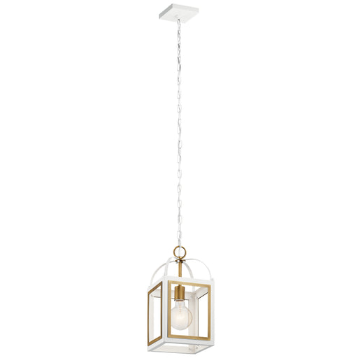 Myhouse Lighting Kichler - 52030WHNBR - One Light Pendant - Vath - White