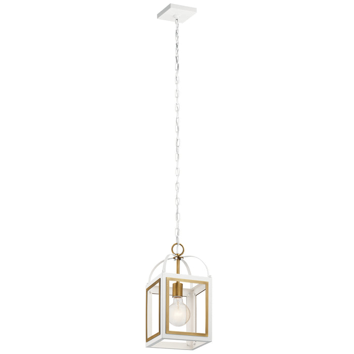 Myhouse Lighting Kichler - 52030WHNBR - One Light Pendant - Vath - White