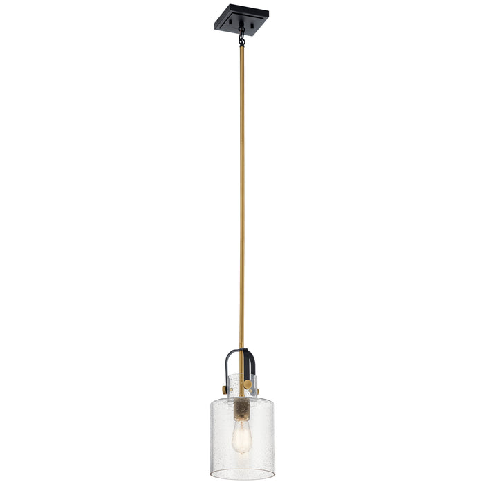 Myhouse Lighting Kichler - 52035NBR - One Light Pendant - Kitner - Natural Brass