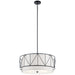 Myhouse Lighting Kichler - 52072BK - Four Light Pendant - Birkleigh - Black