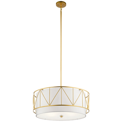 Myhouse Lighting Kichler - 52072CLG - Four Light Pendant - Birkleigh - Classic Gold