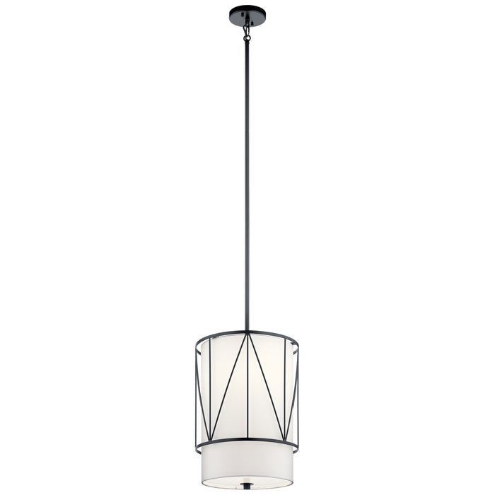 Myhouse Lighting Kichler - 52073BK - One Light Pendant - Birkleigh - Black