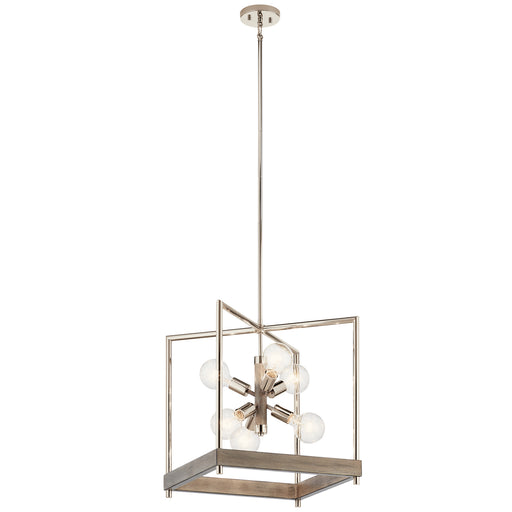 Myhouse Lighting Kichler - 52092DAG - Six Light Foyer Pendant - Tanis - Distressed Antique Gray