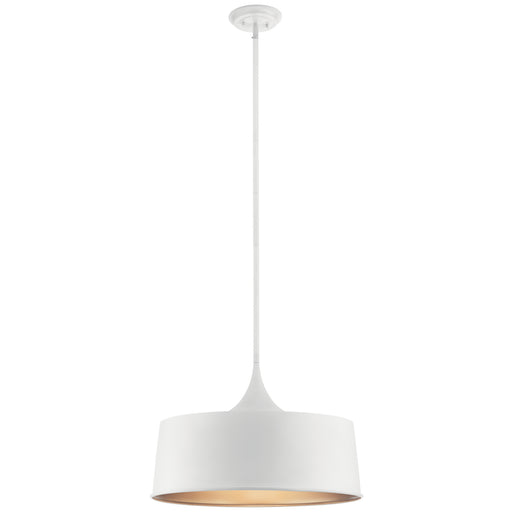 Myhouse Lighting Kichler - 52097WH - One Light Pendant/Semi Flush Mount - Elias - White