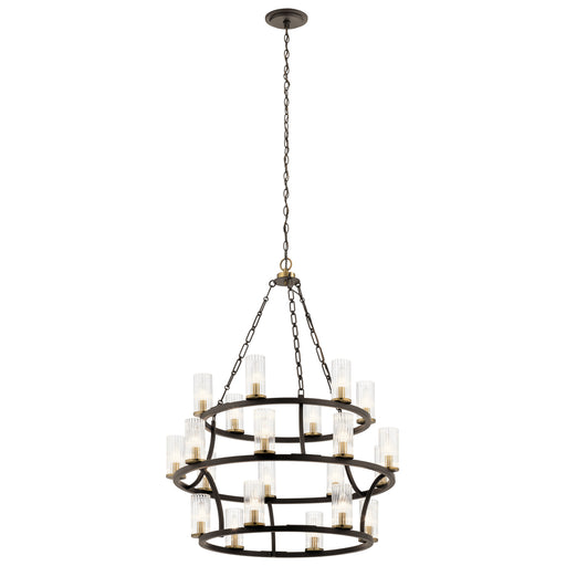 Myhouse Lighting Kichler - 52110OZ - 21 Light Chandelier - Mathias - Olde Bronze