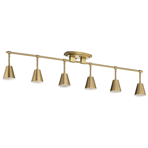 Myhouse Lighting Kichler - 52130BNB - Six Light Rail Light - Sylvia - Brushed Natural Brass