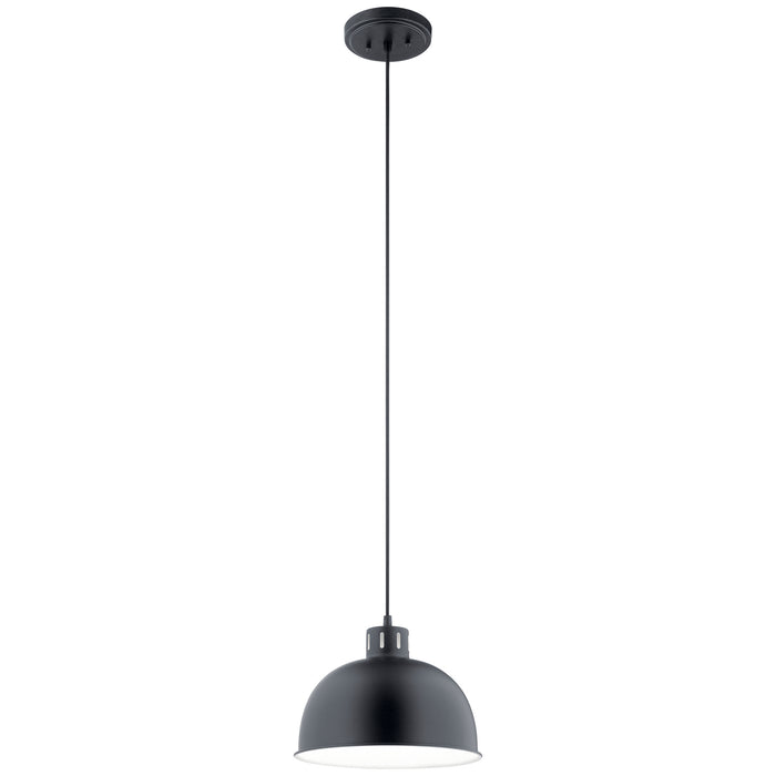 Myhouse Lighting Kichler - 52152BK - One Light Pendant - Zailey - Black