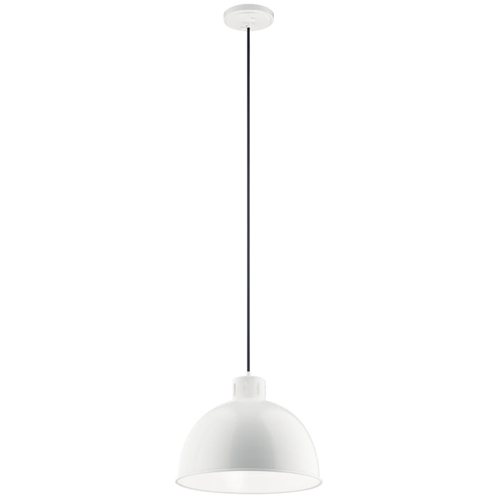 Myhouse Lighting Kichler - 52153WH - One Light Pendant - Zailey - White