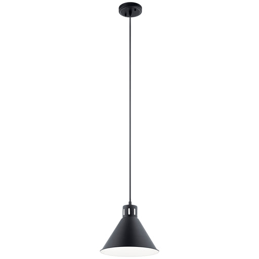 Myhouse Lighting Kichler - 52176BK - One Light Pendant - Zailey - Black