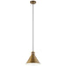 Myhouse Lighting Kichler - 52176NBR - One Light Pendant - Zailey - Natural Brass