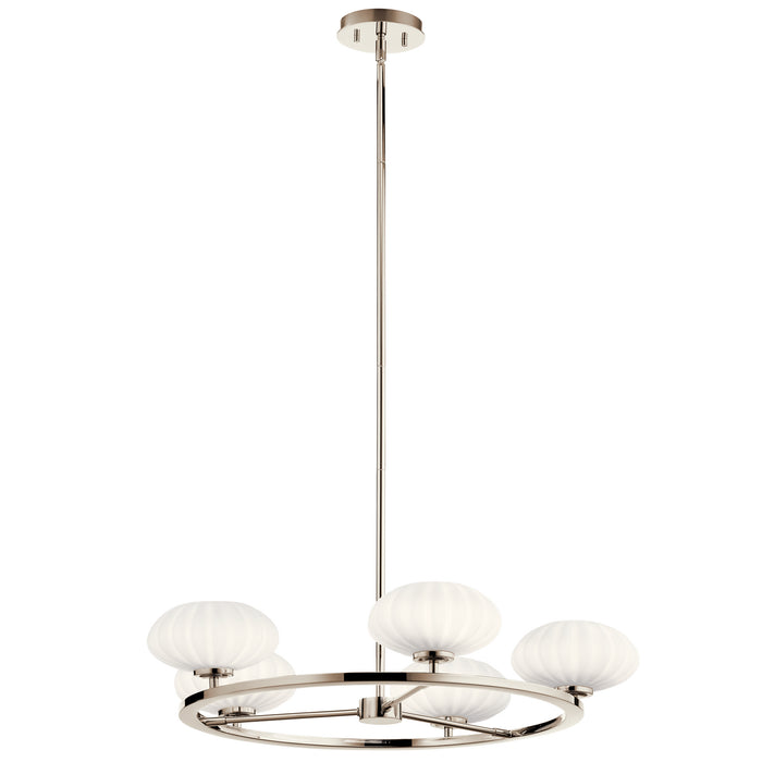 Myhouse Lighting Kichler - 52223PN - Six Light Chandelier - Pim - Polished Nickel