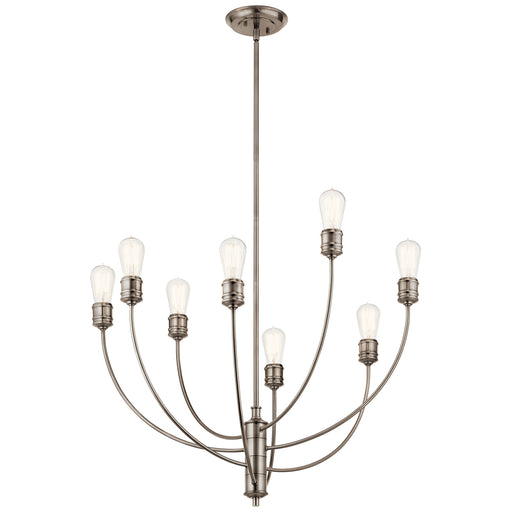 Myhouse Lighting Kichler - 52255CLP - Eight Light Chandelier - Hatton - Classic Pewter