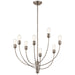 Myhouse Lighting Kichler - 52255CLP - Eight Light Chandelier - Hatton - Classic Pewter