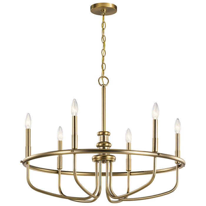 Myhouse Lighting Kichler - 52304CLZ - Six Light Chandelier - Capitol Hill - Classic Bronze