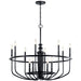 Myhouse Lighting Kichler - 52305BK - 12 Light Chandelier - Capitol Hill - Black