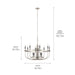 Myhouse Lighting Kichler - 52305NI - 12 Light Chandelier - Capitol Hill - Brushed Nickel