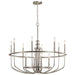 Myhouse Lighting Kichler - 52305NI - 12 Light Chandelier - Capitol Hill - Brushed Nickel