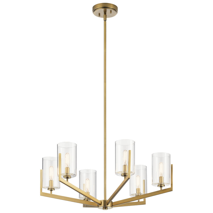 Myhouse Lighting Kichler - 52314BNB - Six Light Chandelier - Nye - Brushed Natural Brass