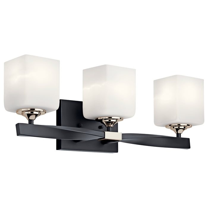 Myhouse Lighting Kichler - 55002BK - Three Light Bath - Marette - Black