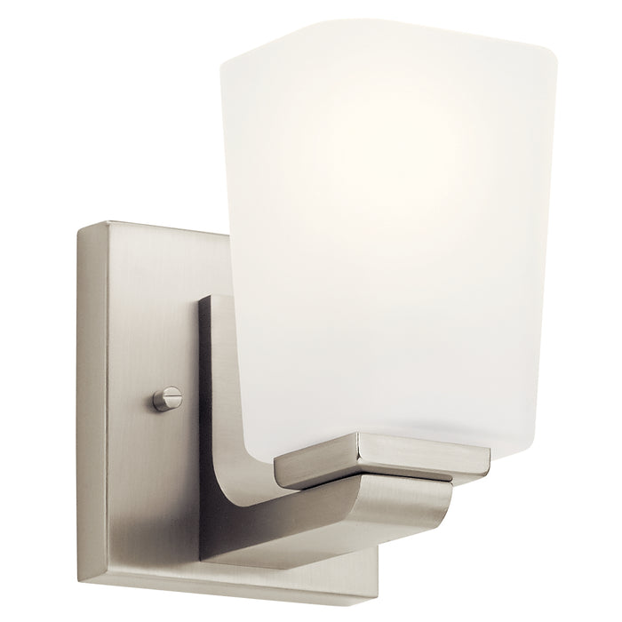 Myhouse Lighting Kichler - 55015NI - One Light Wall Sconce - Roehm - Brushed Nickel