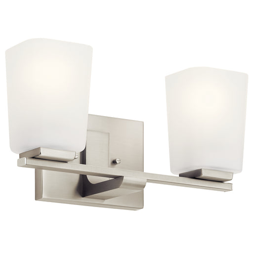 Myhouse Lighting Kichler - 55016NI - Two Light Bath - Roehm - Brushed Nickel