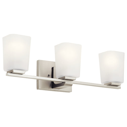 Myhouse Lighting Kichler - 55017NI - Three Light Bath - Roehm - Brushed Nickel