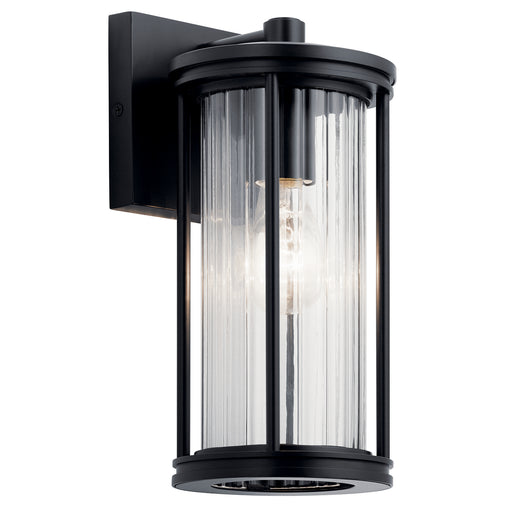 Myhouse Lighting Kichler - 59022BK - One Light Outdoor Wall Mount - Barras - Black