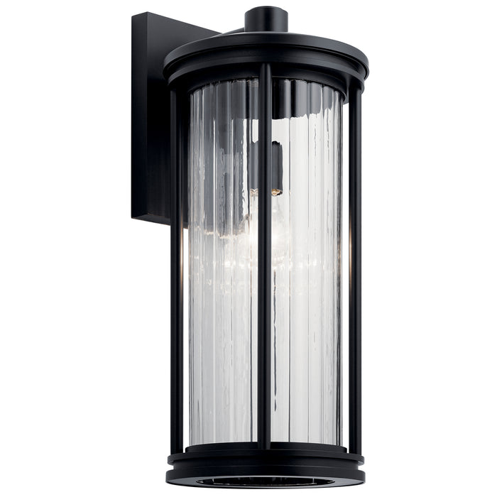 Myhouse Lighting Kichler - 59024BK - One Light Outdoor Wall Mount - Barras - Black