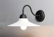 Myhouse Lighting Maxim - 10114WTBK - One Light Outdoor Wall Lantern - Dockside - White / Black