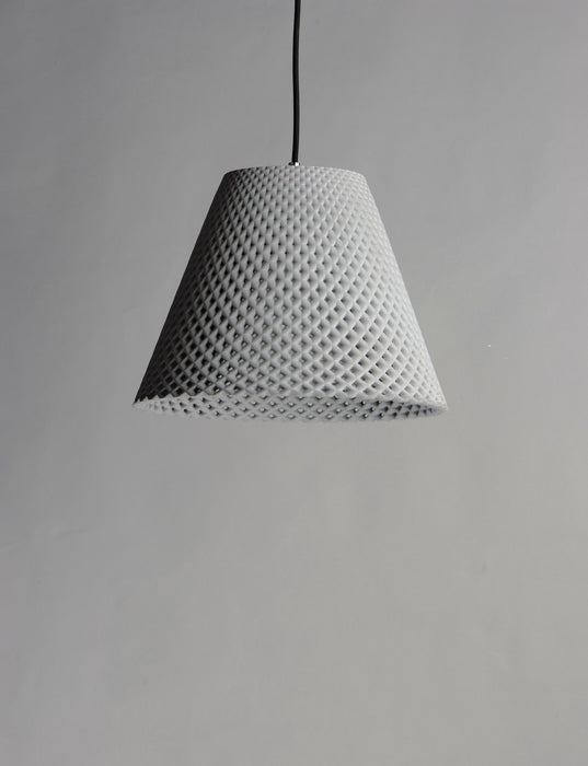 Myhouse Lighting Maxim - 10145GYBK - One Light Pendant - Woven - Gray / Black