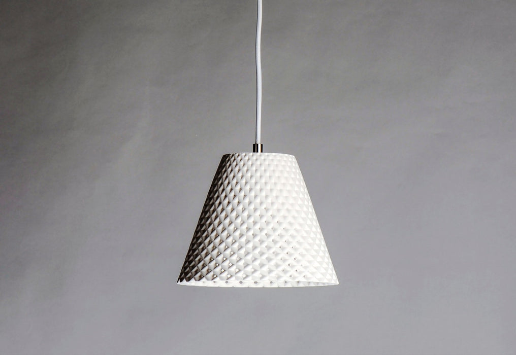 Myhouse Lighting Maxim - 10145WT - One Light Pendant - Woven - White