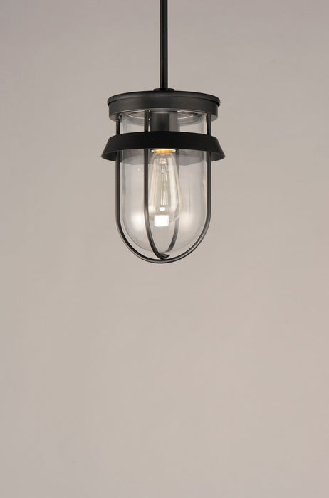 Myhouse Lighting Maxim - 10268CLBK - One Light Semi-Flush Mount - Breakwater - Black