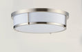 Myhouse Lighting Maxim - 10270WTSN - Three Light Flush Mount - Rogue E26 - Satin Nickel