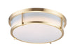 Myhouse Lighting Maxim - 10274WTSBR - LED Flush Mount - Rogue LED - Satin Brass