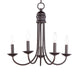 Myhouse Lighting Maxim - 10345OI - Five Light Chandelier - Logan - Oil Rubbed Bronze