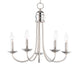 Myhouse Lighting Maxim - 10345SN - Five Light Chandelier - Logan - Satin Nickel