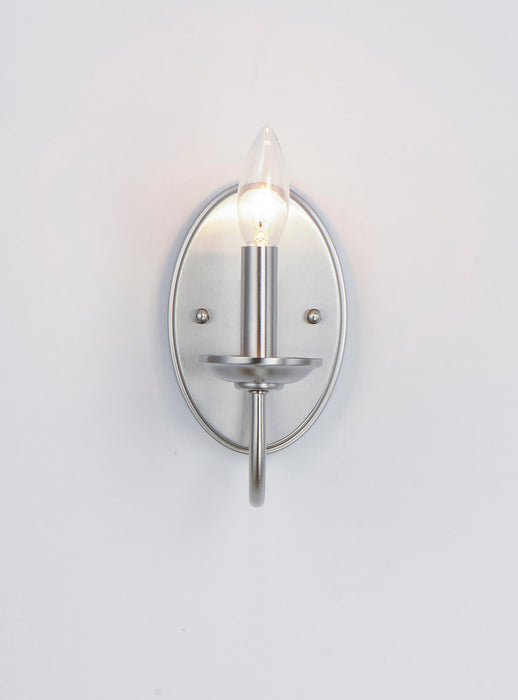 Myhouse Lighting Maxim - 10351SN - One Light Wall Sconce - Logan - Satin Nickel