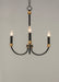 Myhouse Lighting Maxim - 11373BKAB - Three Light Chandelier - Charlton - Black / Antique Brass